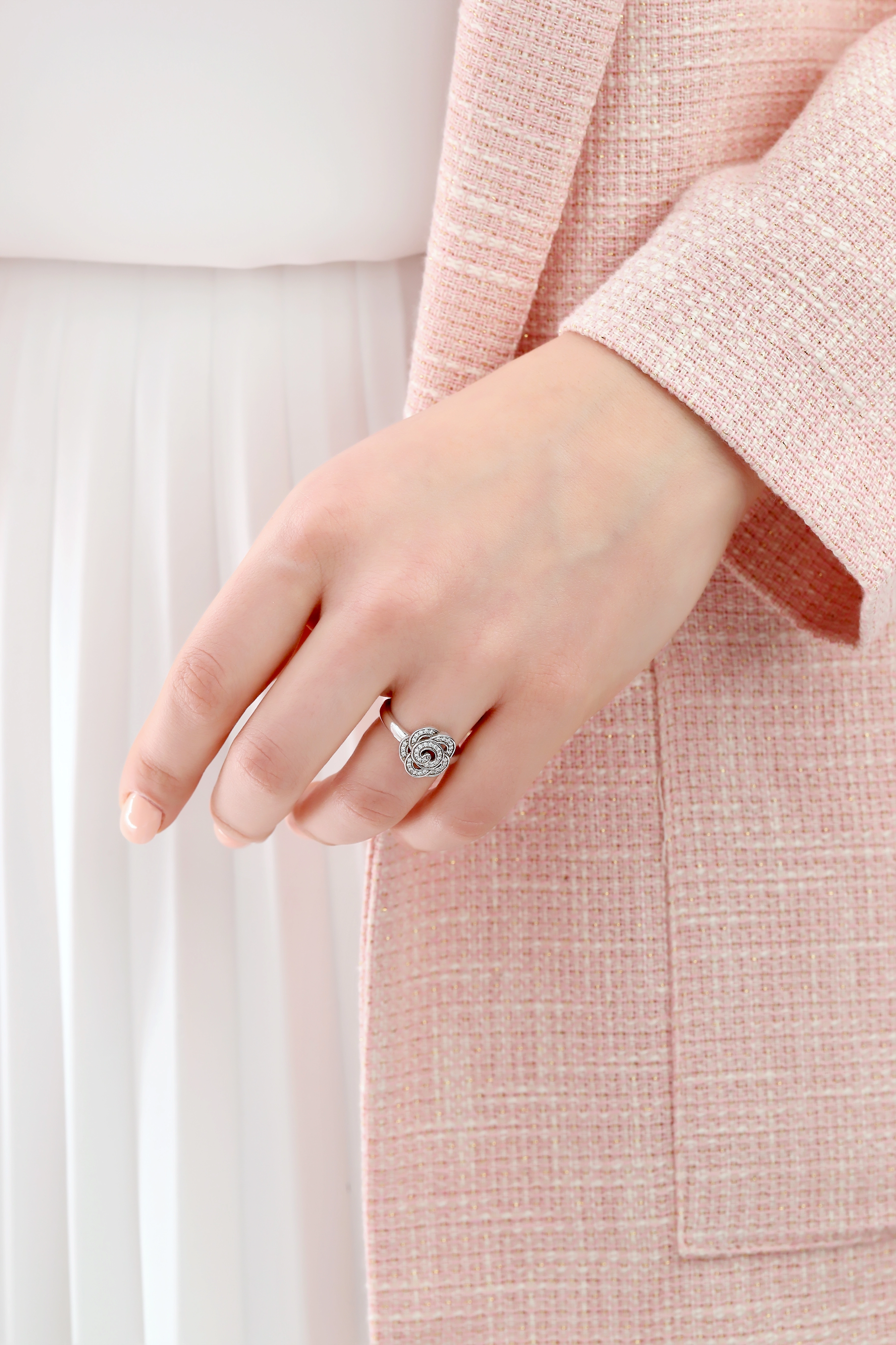 Ti Sento Silver Ring/ 12096ZI-50