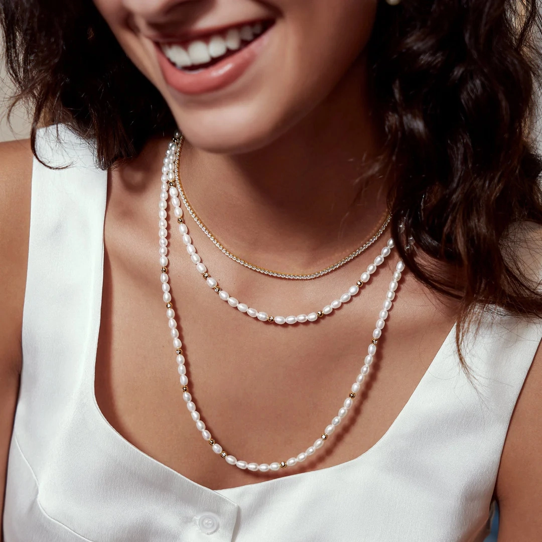 Ania Haie 14K Ոսկեպատ Արծաթյա Վզնոց/ N058-06G