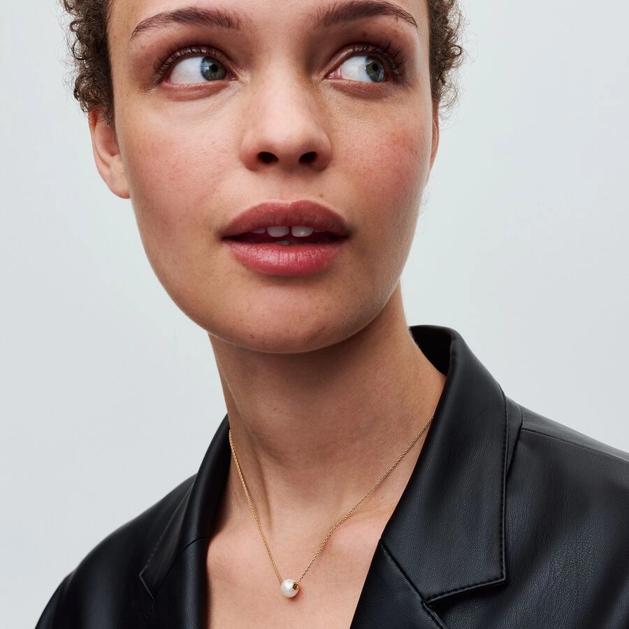 PANDORA Timeless 14K Gold Plated Silver Necklace/ 363167C01-45