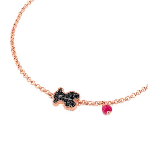 TOUS Серебряный Браслет с покрытием из розового 14K золота/314931530