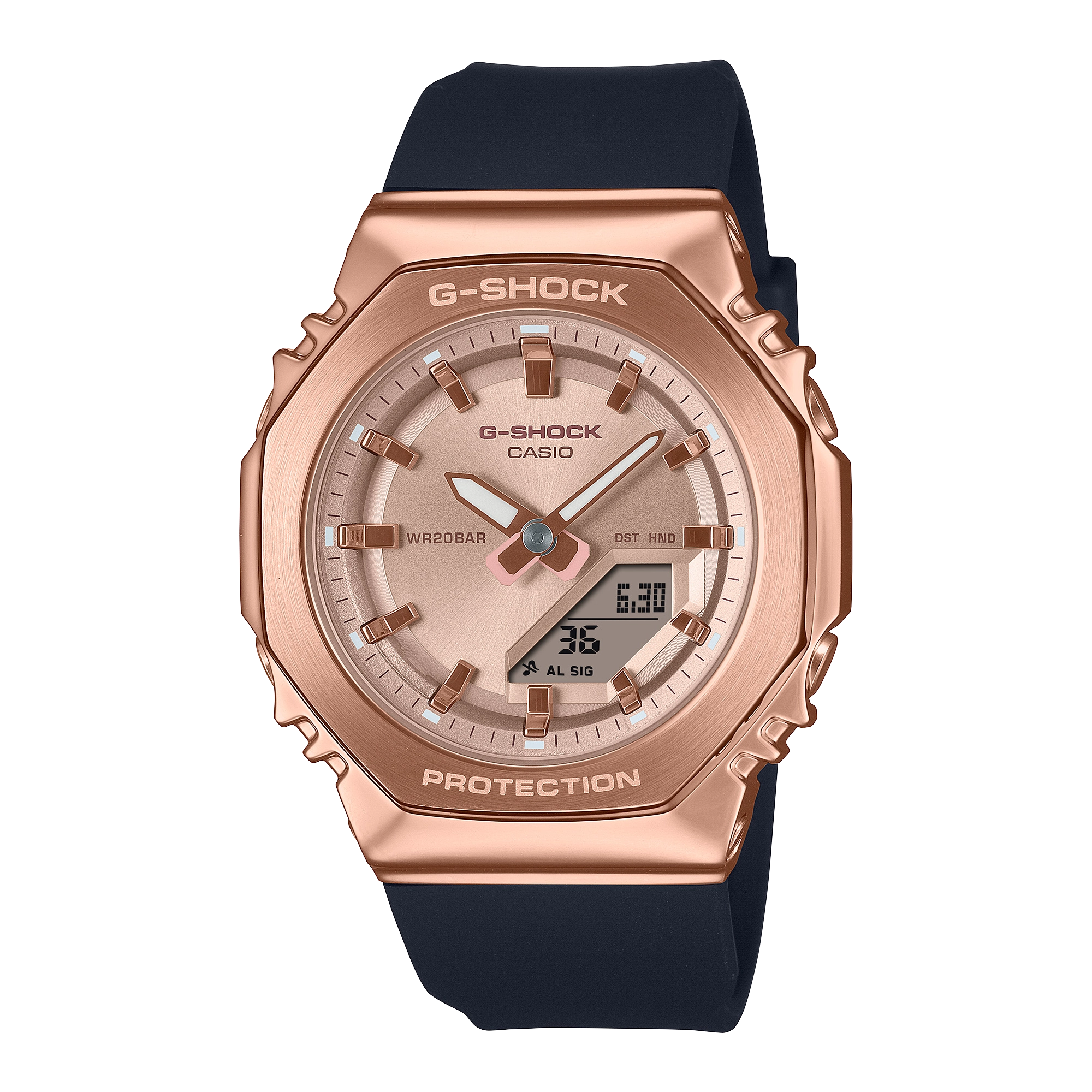 Casio Digital Wristwatch Women/GM-S2110PG-1A4DR China, Thailand, Japan
