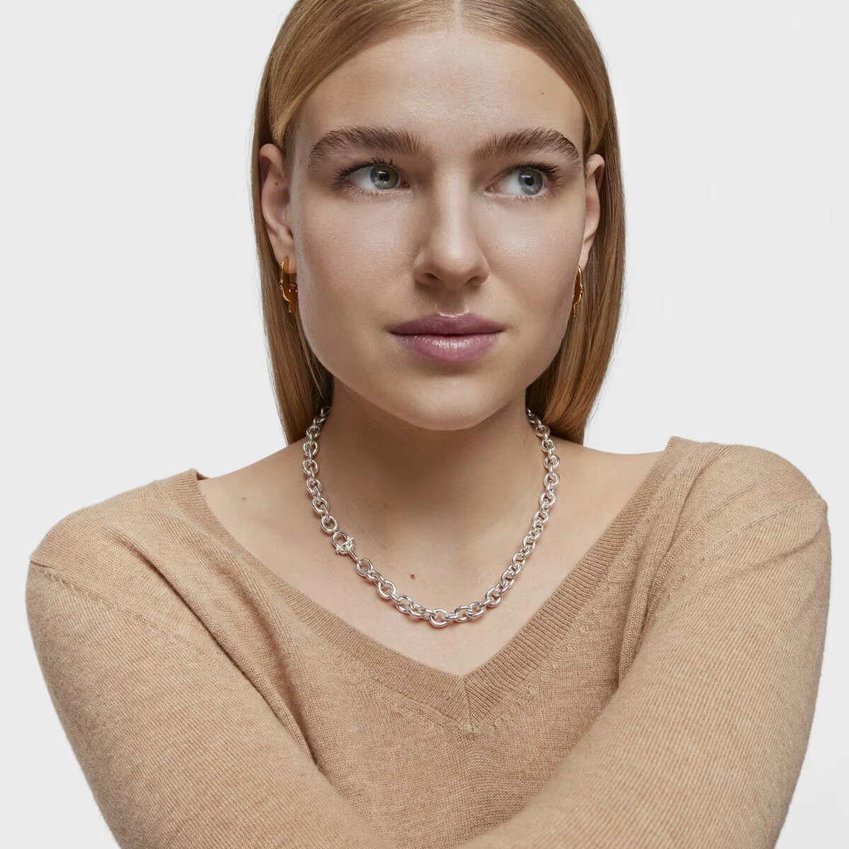 TOUS Silver Necklace/ 1004114100