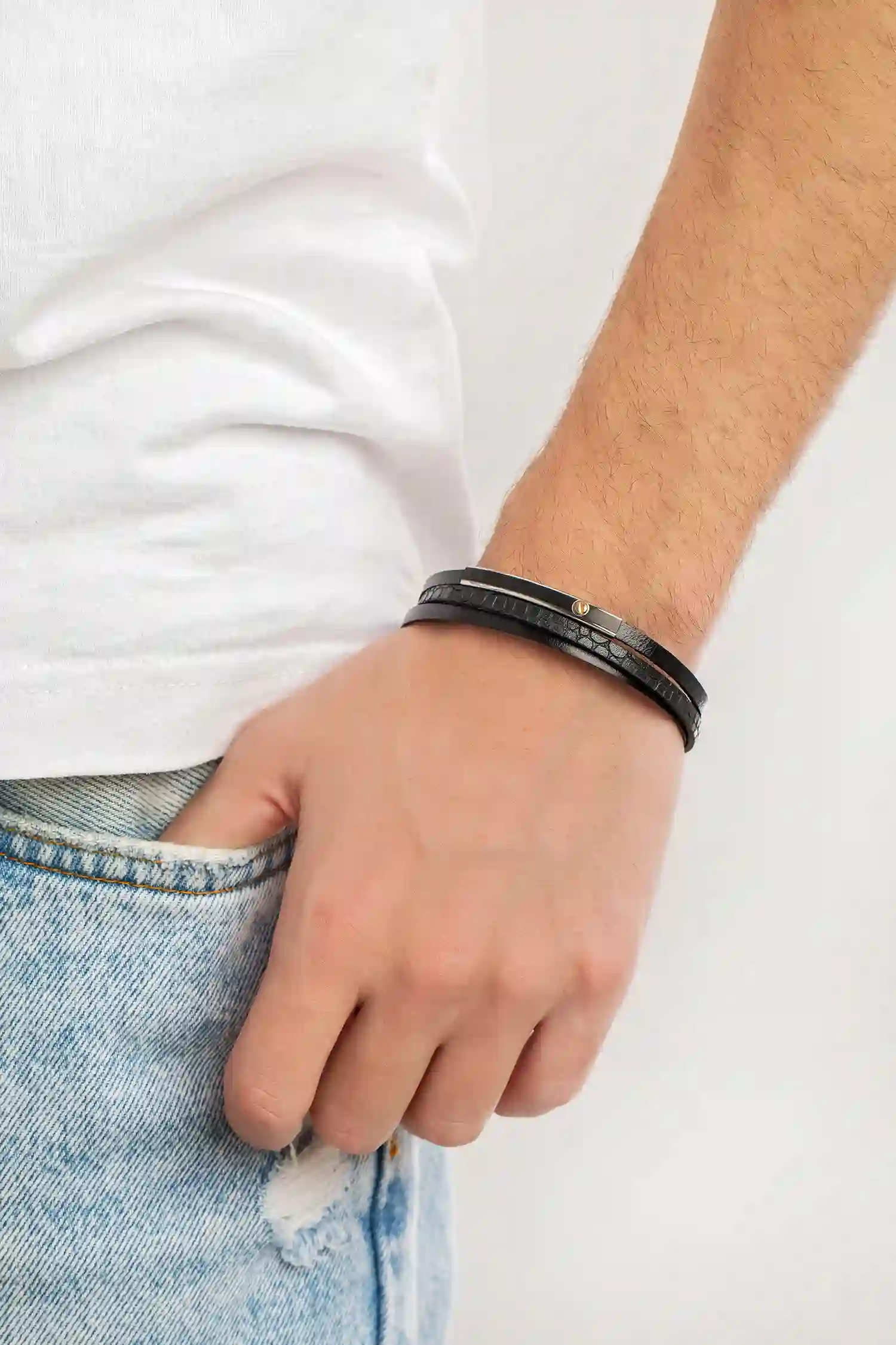 H2on Leather Bracelet/ HO041-5