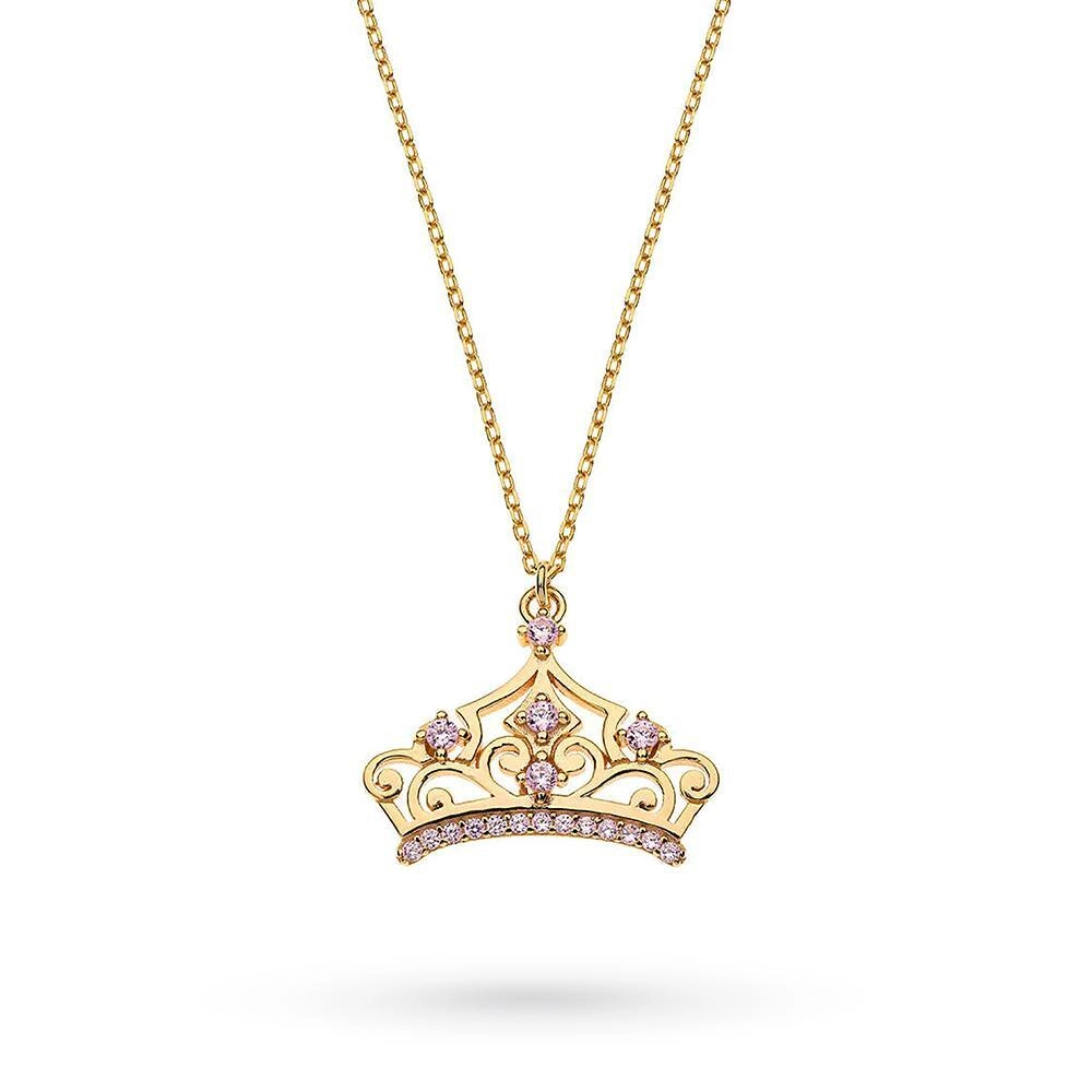 Disney Children's 14K Gold Plated Silver Necklace/ NS00021YZPL