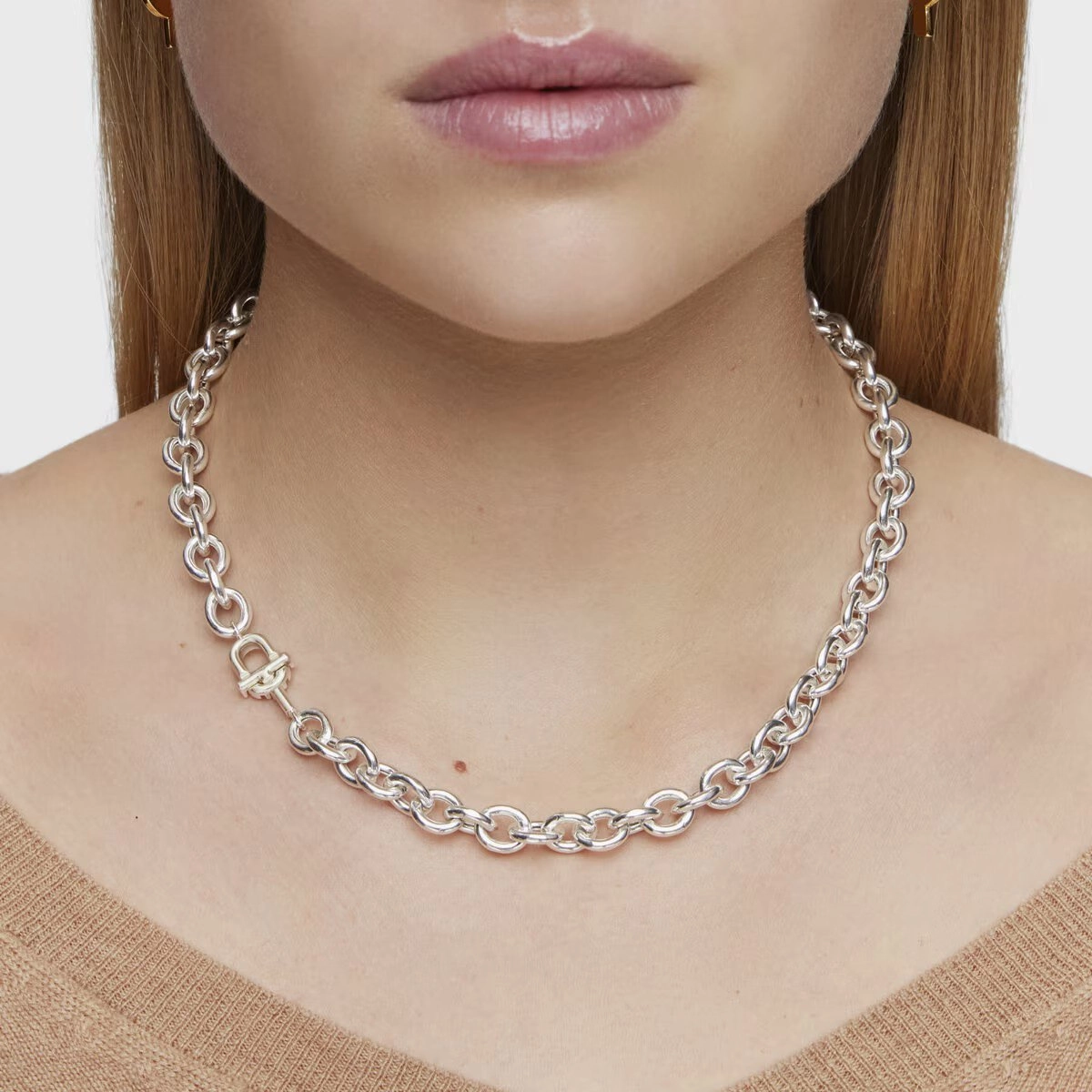 TOUS Silver Necklace/ 1004114100
