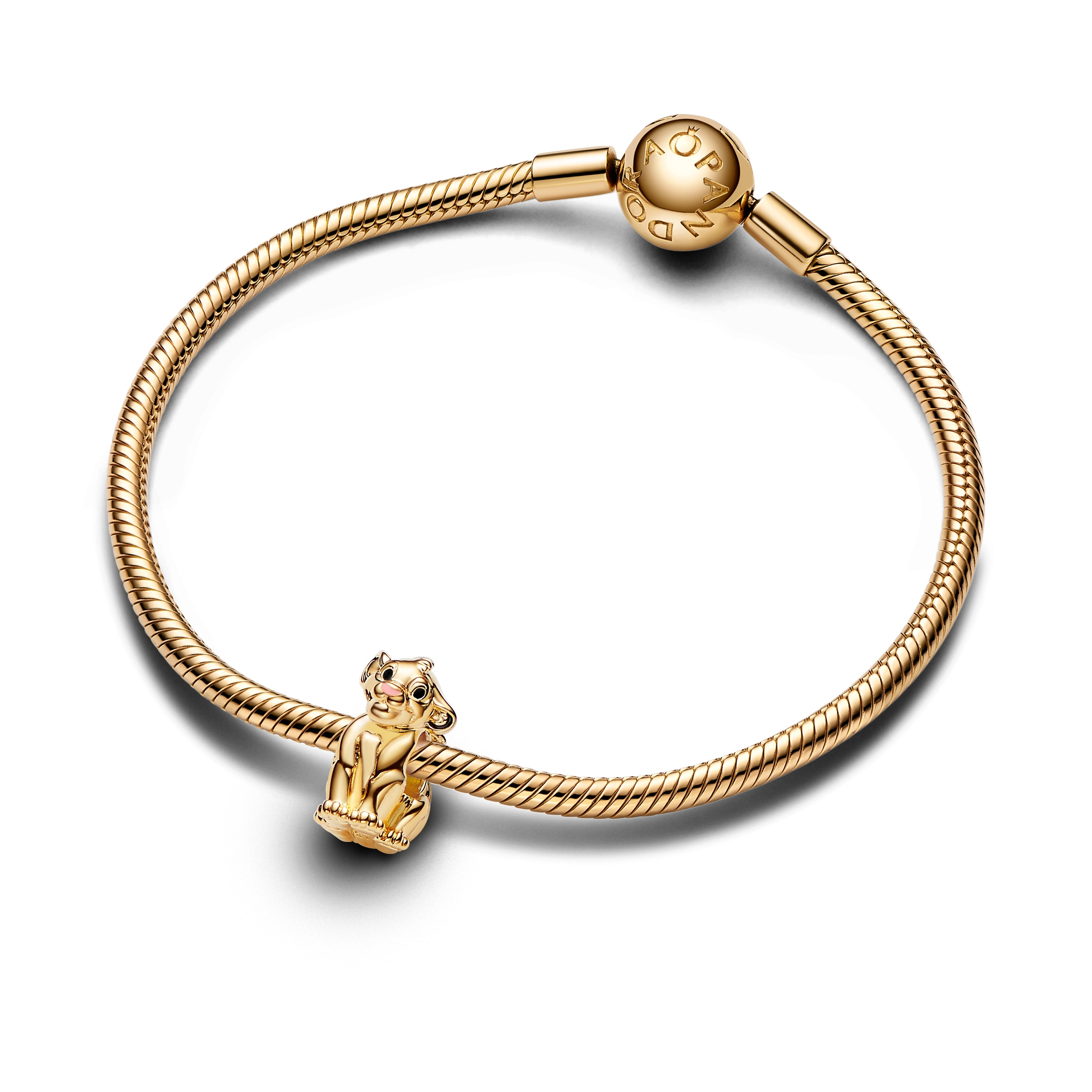 PANDORA Disney 14K Gold Plated Silver Charm/ 763376C01