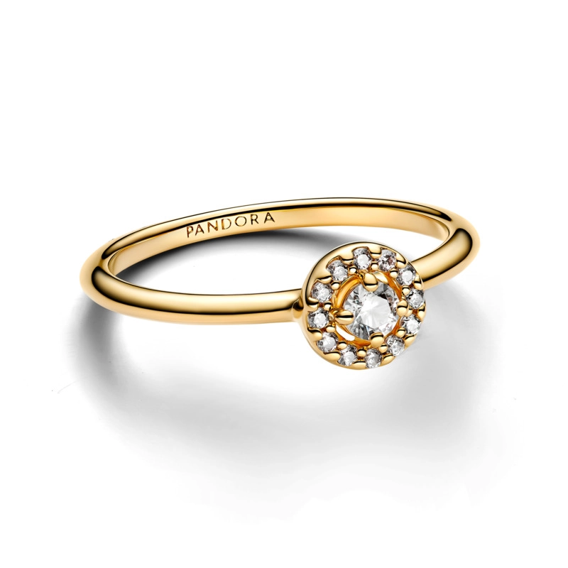 PANDORA Timeless 14K Ոսկեպատ Արծաթյա Մատանի/ 163554C01-52