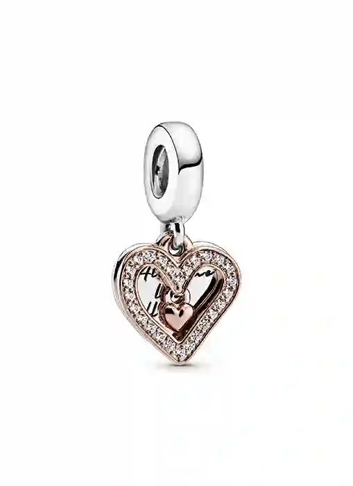 PANDORA Moments 14K Rose Gold Plated Silver Charm/ 788693C01