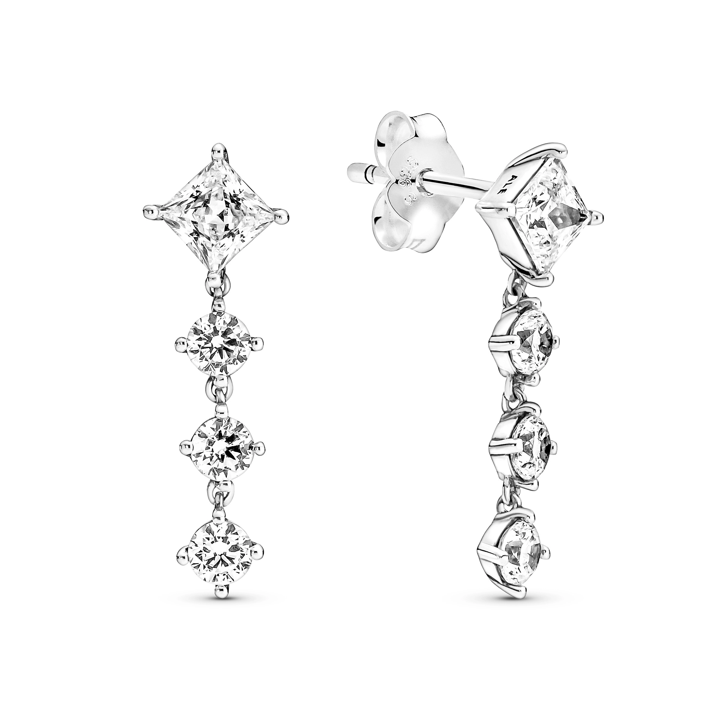 PANDORA Moments Silver Earring/ 290045C01