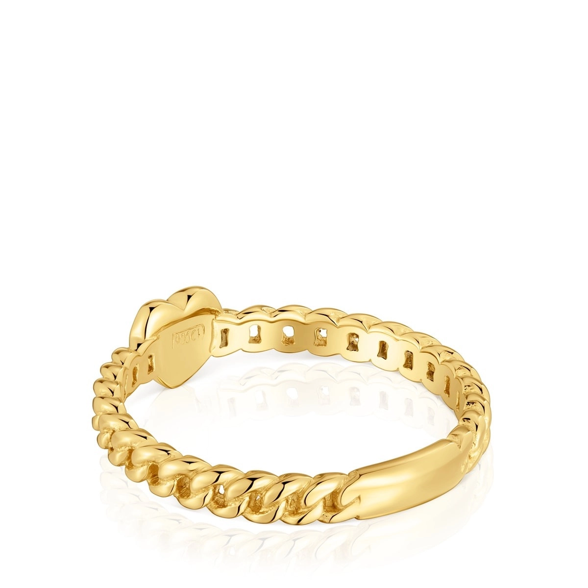 TOUS 18K Gold plated Silver Ring/ 1004106712