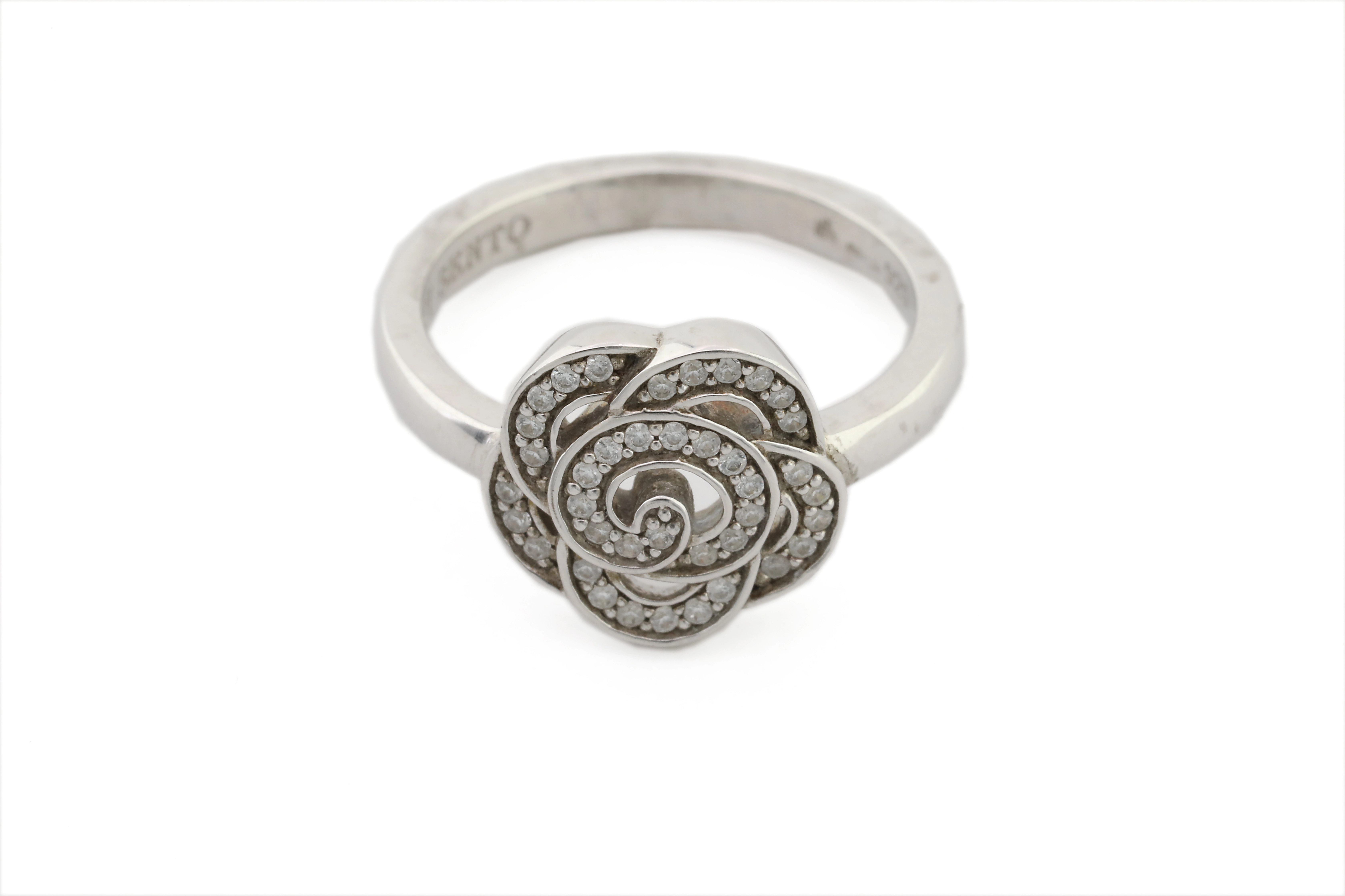 Ti Sento Silver Ring/ 12096ZI-50