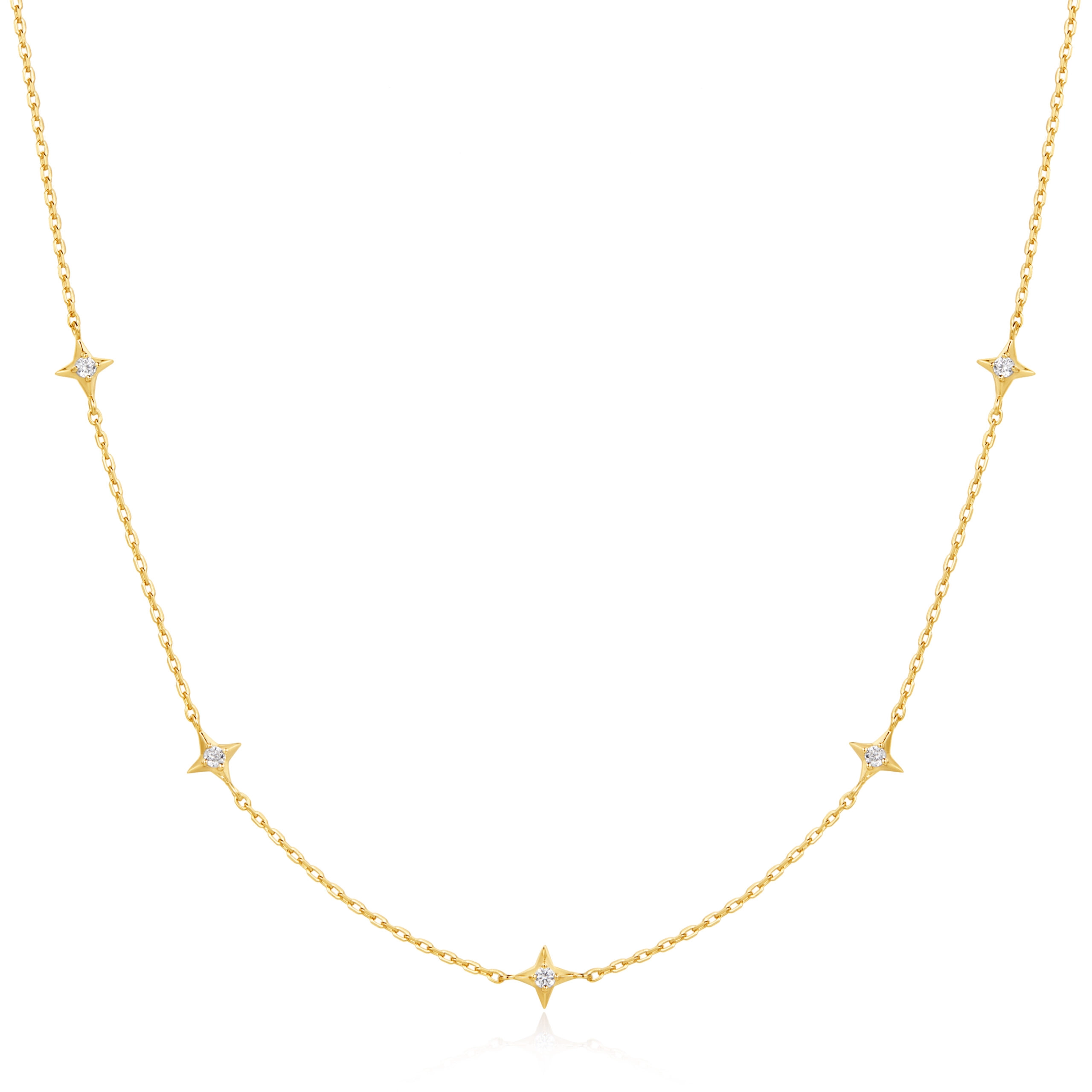Ania Haie 14K Ոսկեպատ Արծաթյա Վզնոց/ N061-04G