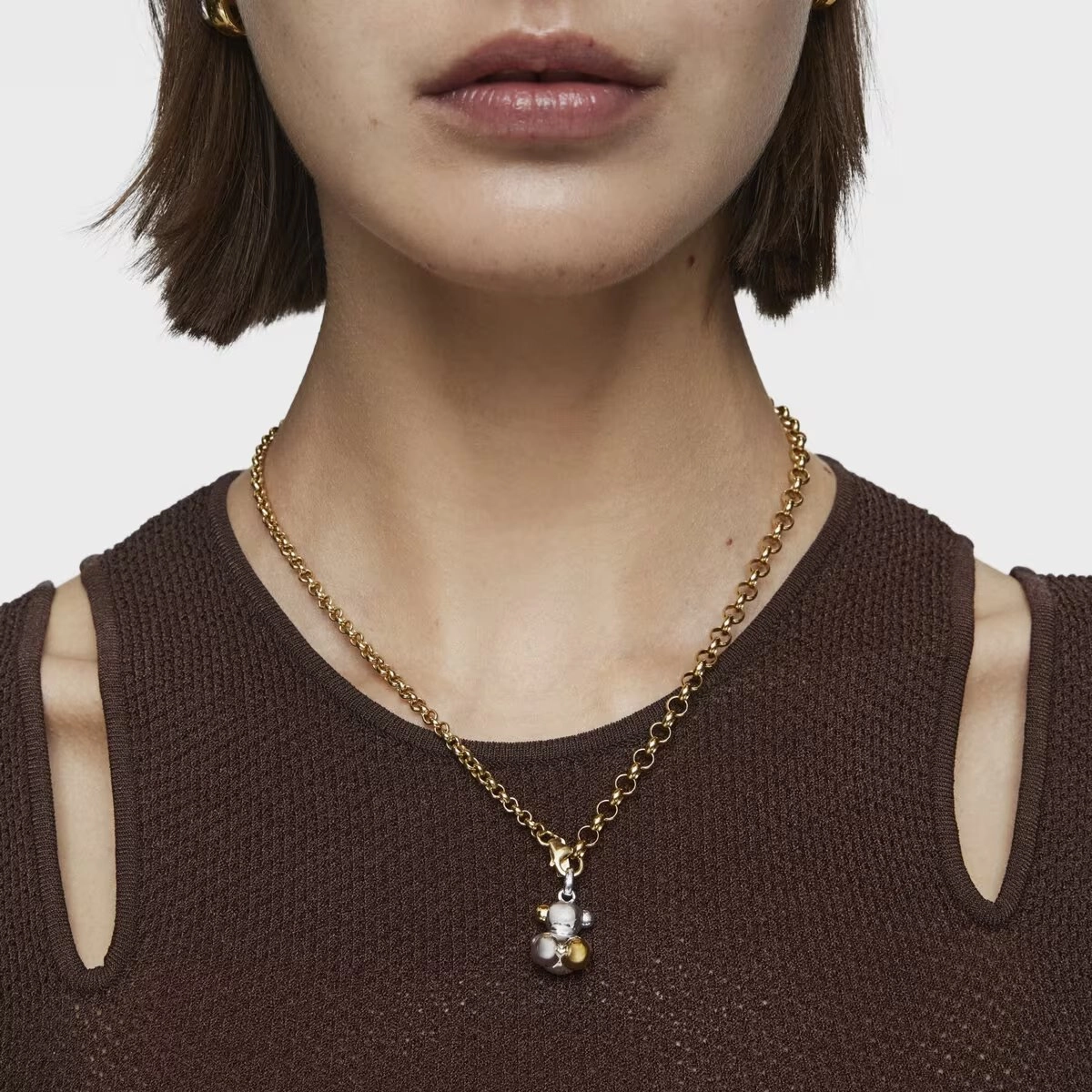 Кулон TOUS из серебра с 18K позолотой/211564570