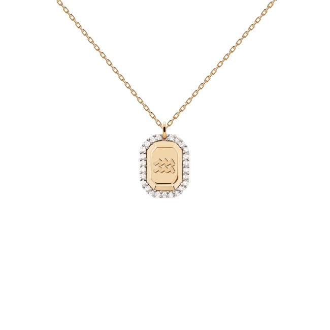 PDPAOLA 18K Gold Plated Silver Necklace/ CO01-566-U