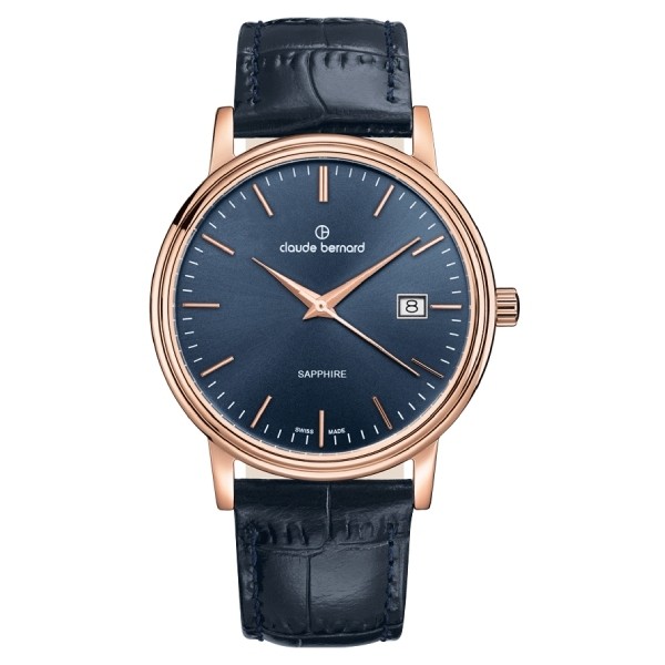 Claude Bernard Men's Wristwatch/ 53007 37R BUIR Switzerland
