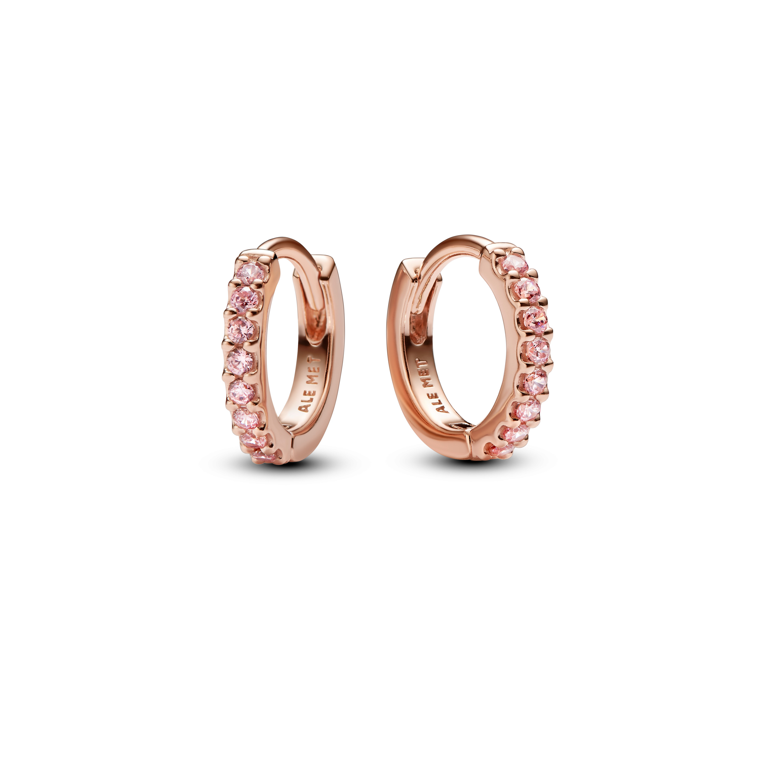 PANDORA | PANDORA Timeless 14K Rose Gold Plated Silver Earring ...