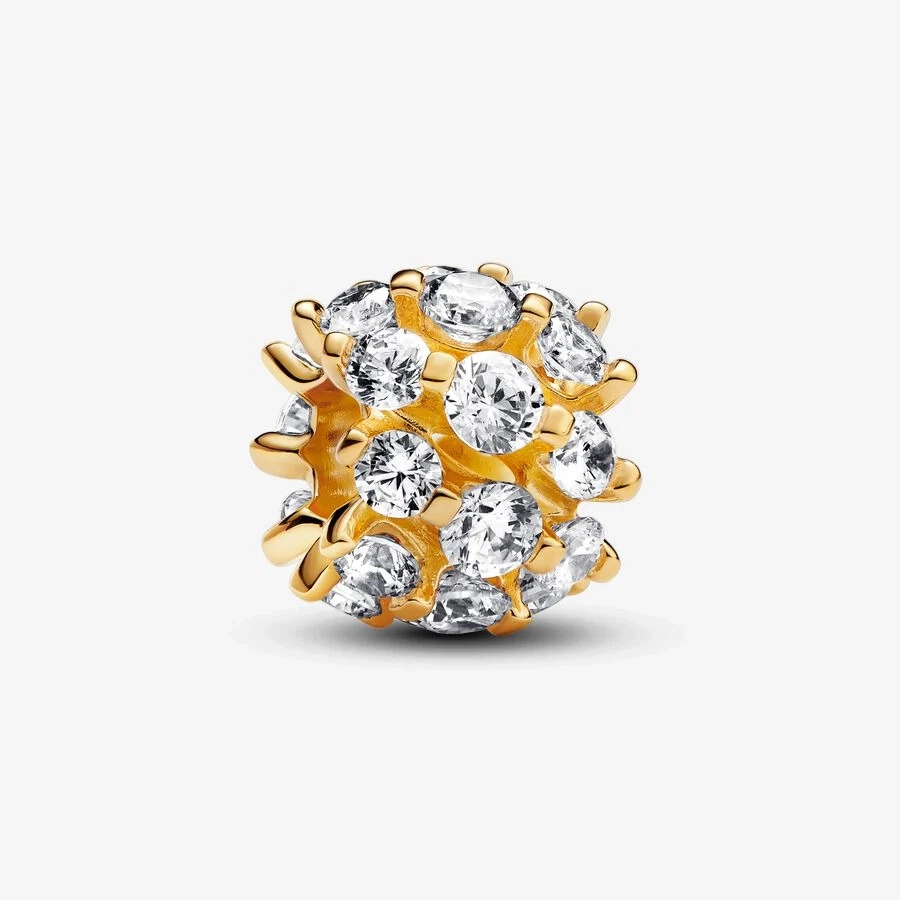 PANDORA Moments 14K Gold Plated Silver Charm/ 763234C01