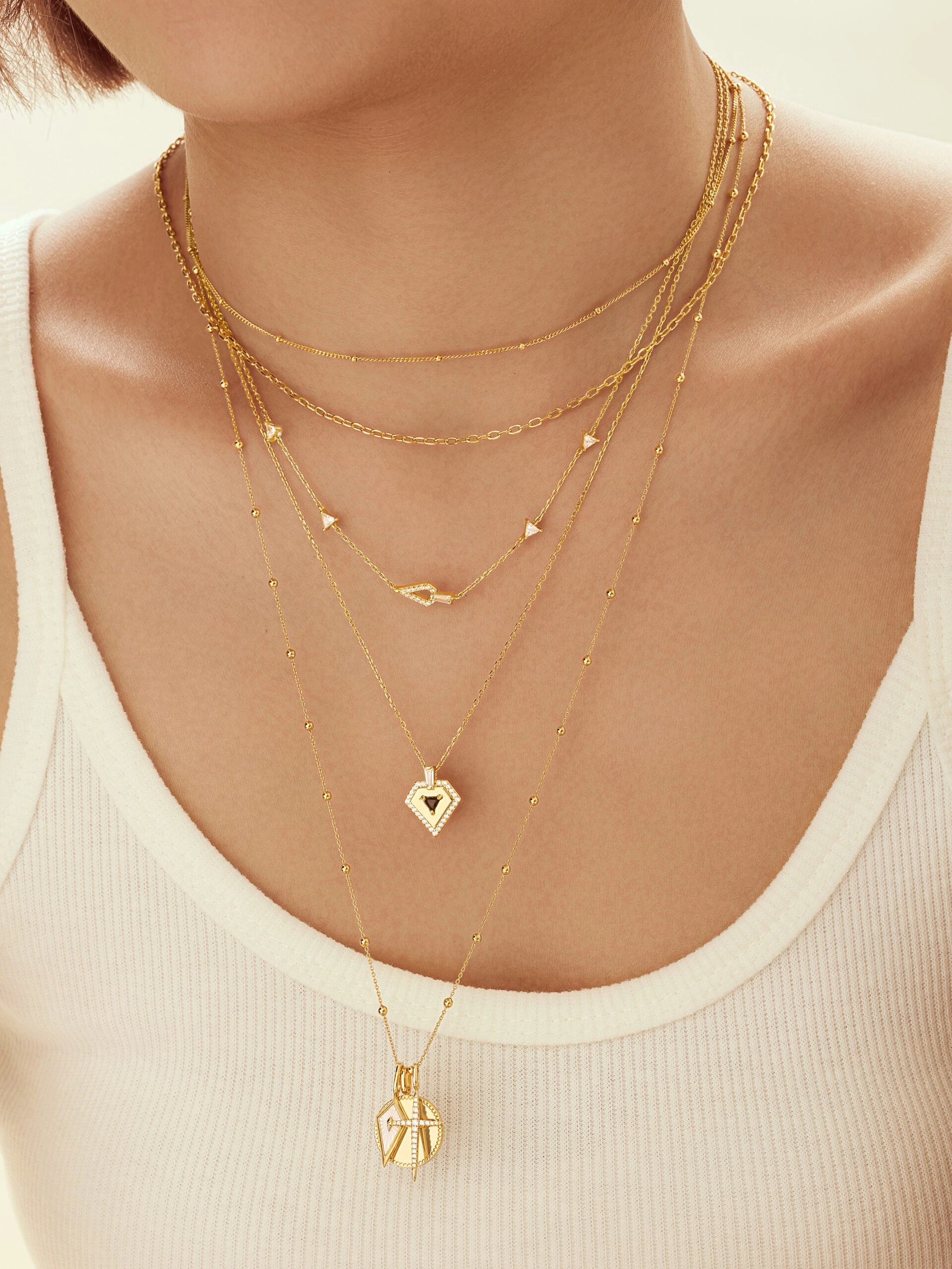 Ania Haie 14K Gold Plated Silver Necklace/ N059-03G