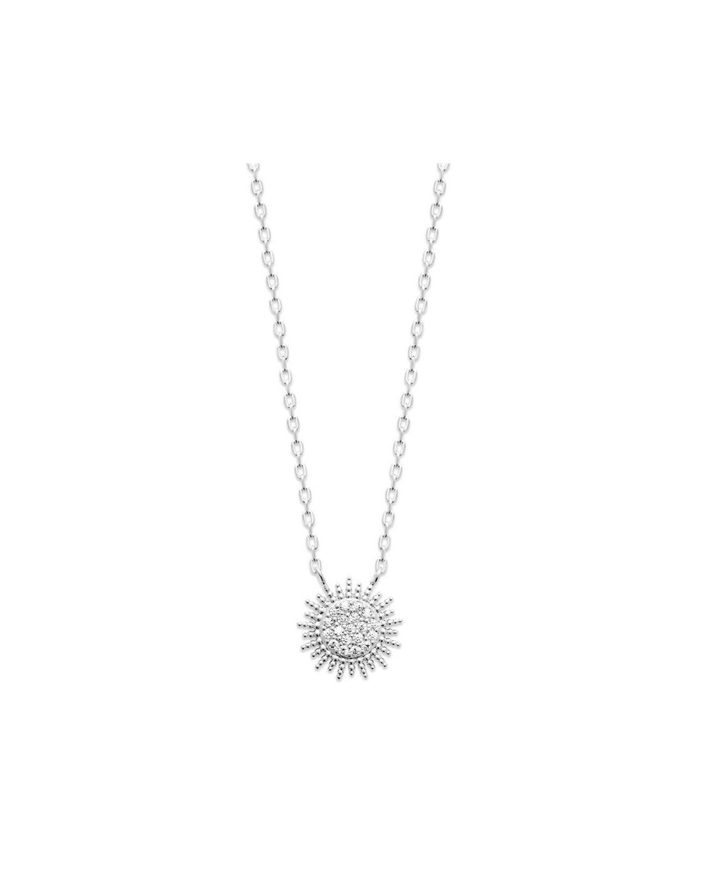 L'atelier Precieux Silver Necklace/ 87325745