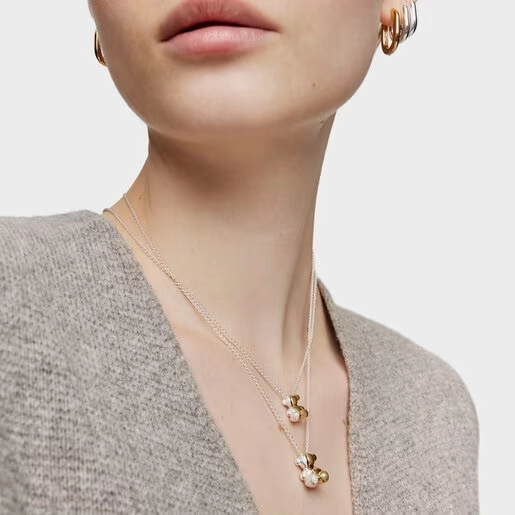 TOUS 18K Gold plated Silver Necklace/ 1004098300