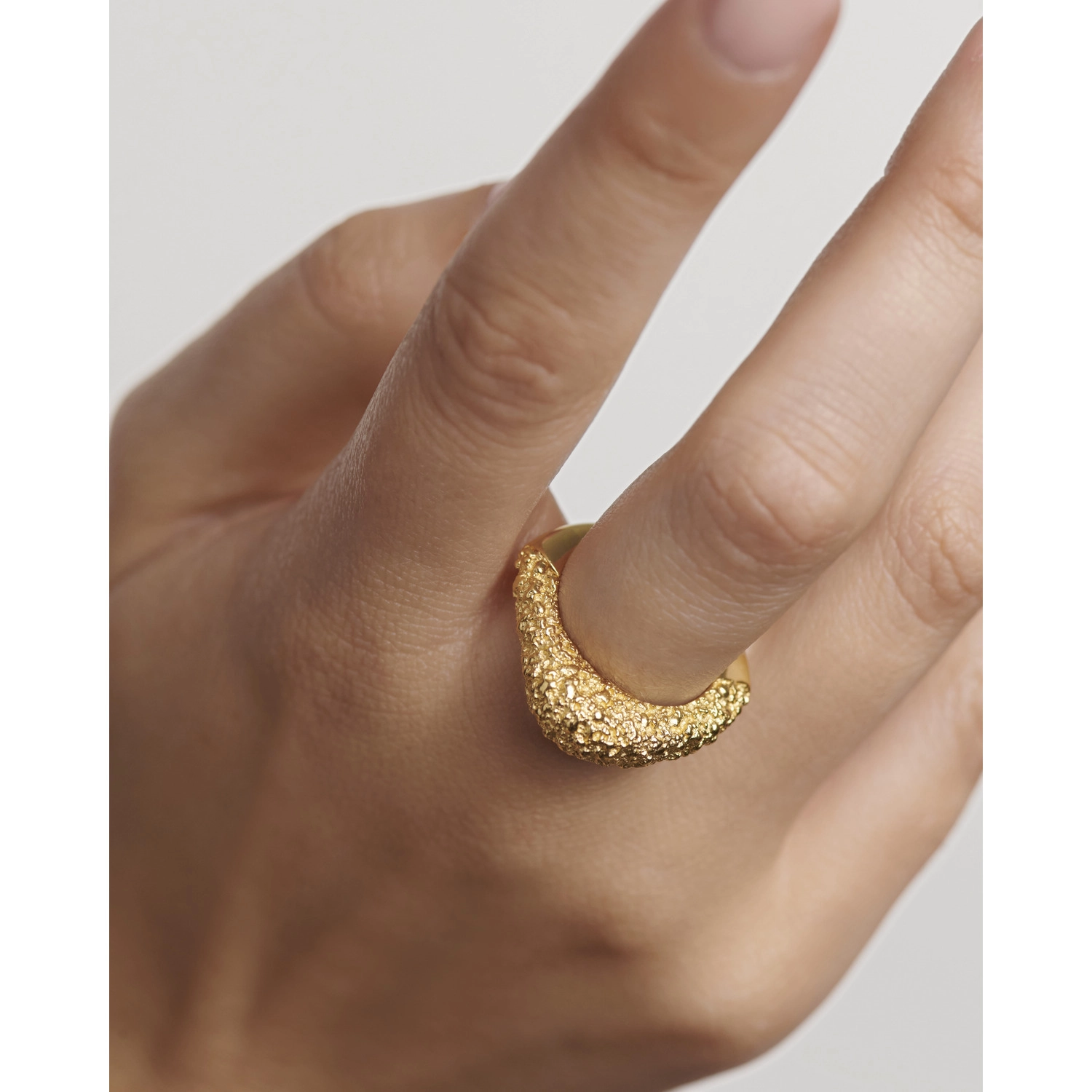 PDPAOLA 18K Gold Plated Silver Ring/ AN01-B71-14