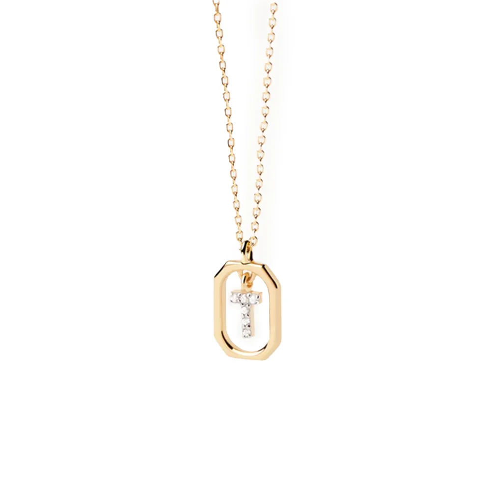PDPAOLA 14K Gold Plated Silver Necklace/ CO01-531-U