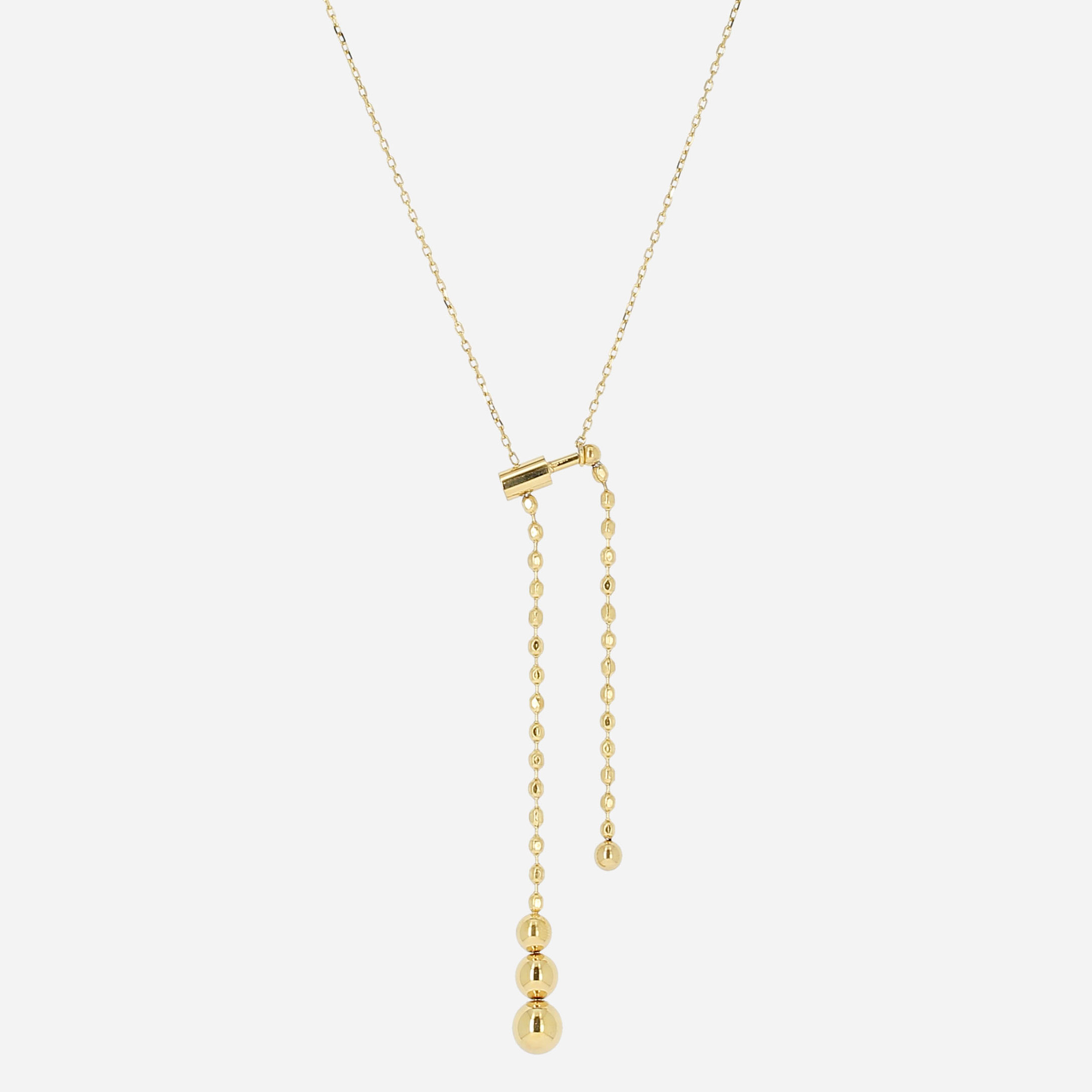 Zag Bijoux 24K Gold Plated Stainless Steel Surgical Necklace/ SNM23050-01UNI