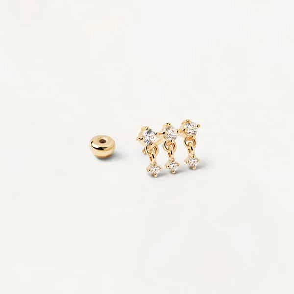PDPAOLA 18K Gold Plated Silver Single Earring/ PG01-750-U