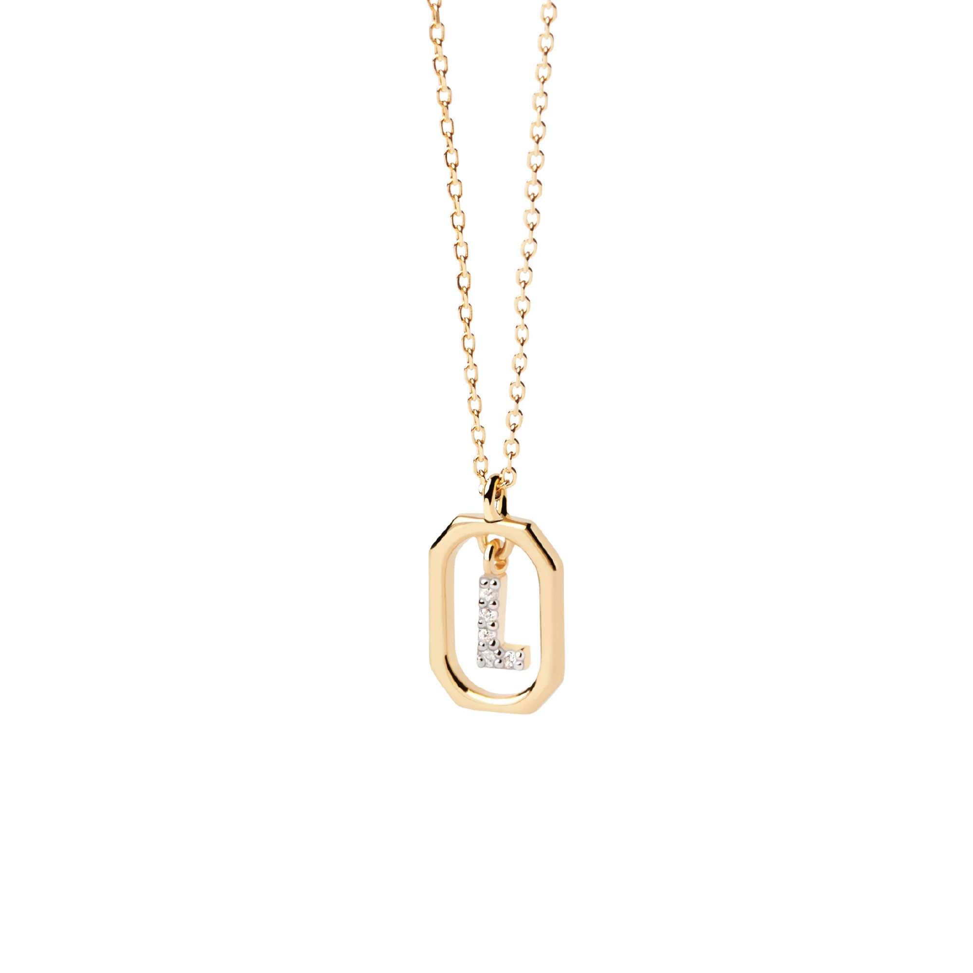 PDPAOLA 14K Gold Plated Silver Necklace/ CO01-523-U