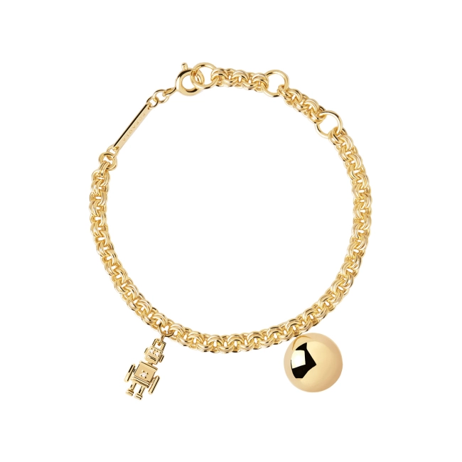 PDPAOLA 18K Gold Plated Silver Bracelet/ PU01-163-U