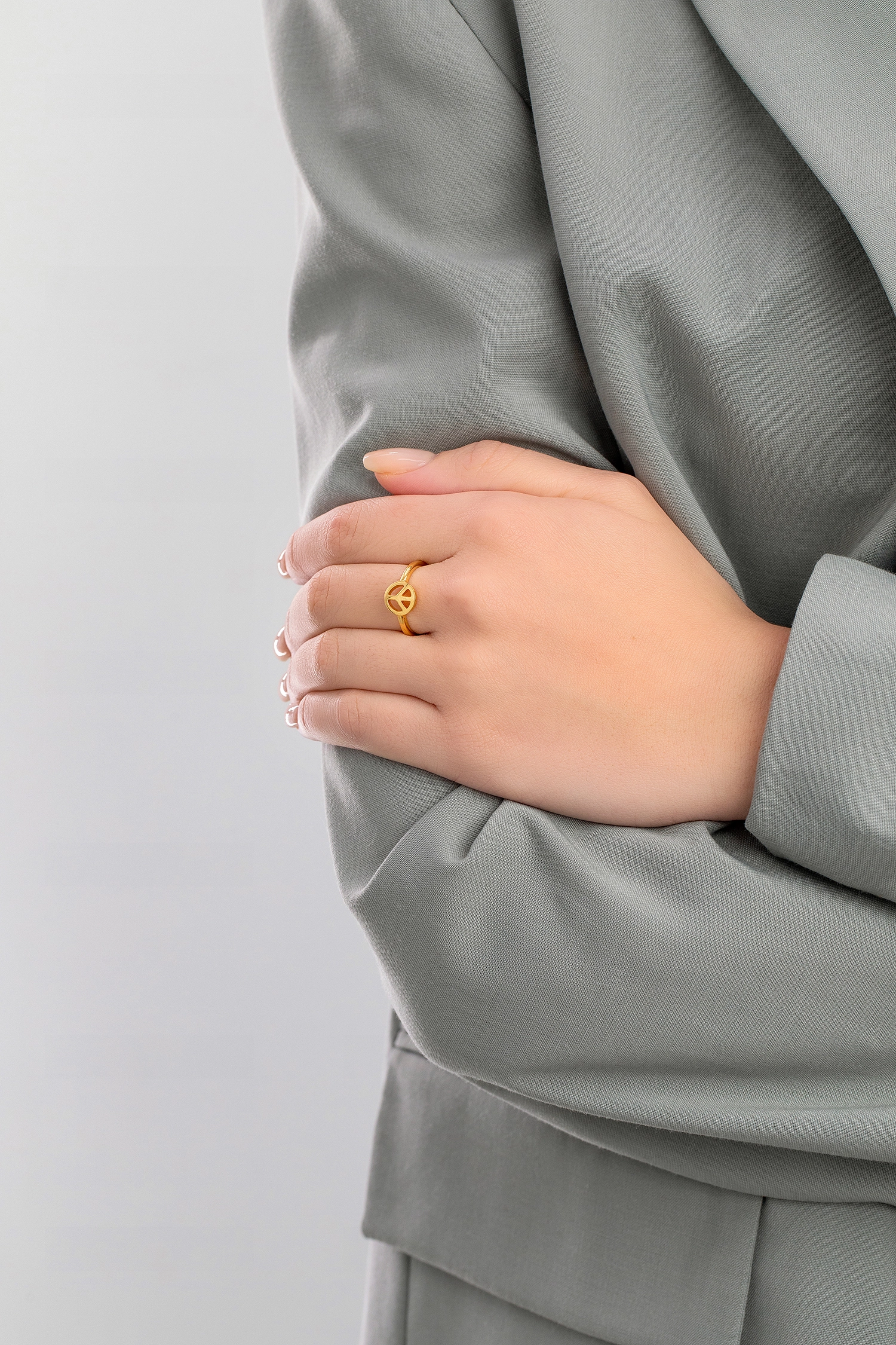 Ti Sento 14K Gold Plated Silver Ring/ 12222SY-54