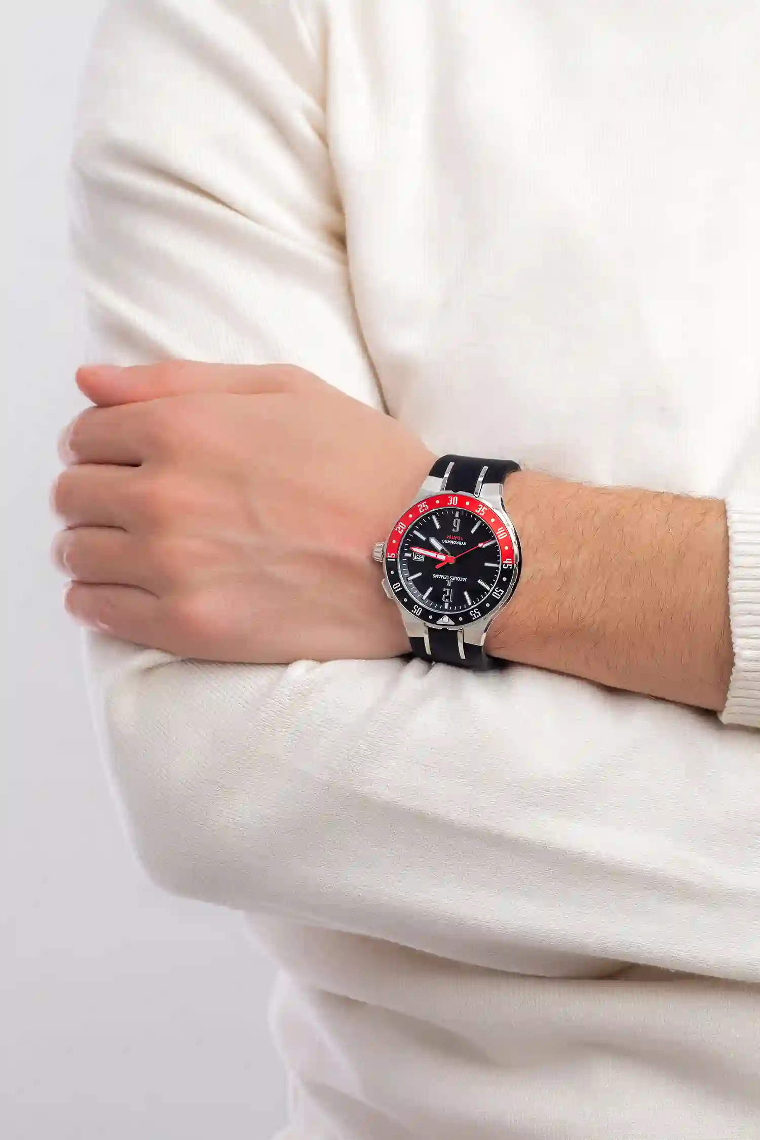 Jacques Lemans  Men's Hybromatic Wristwatch/ 1-2109A