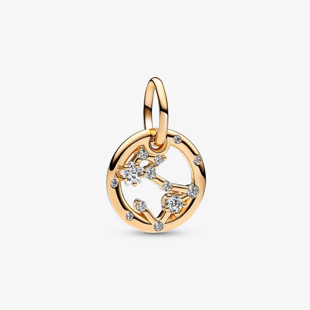 PANDORA Moments 14K Gold Plated Silver Charm/ 762724C01