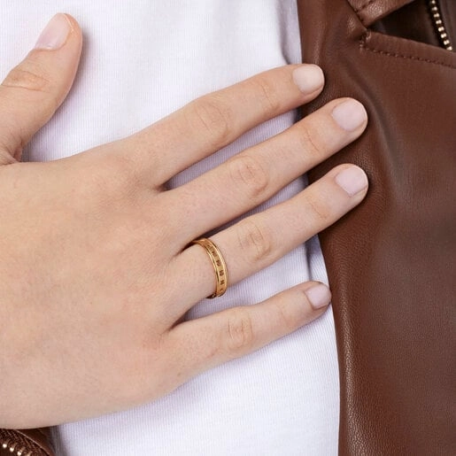 TOUS Արծաթյա Մատանի 18K Ոսկեպատ/211455511