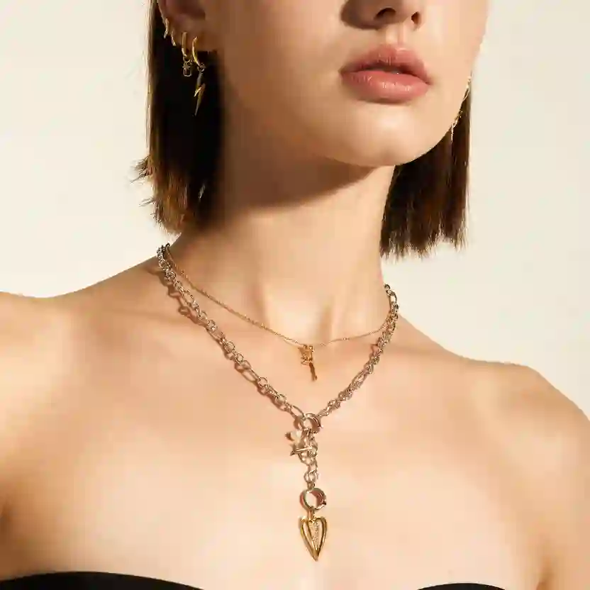 Ania Haie 14K Ոսկեպատ Արծաթյա Չարմ/ NC048-37G