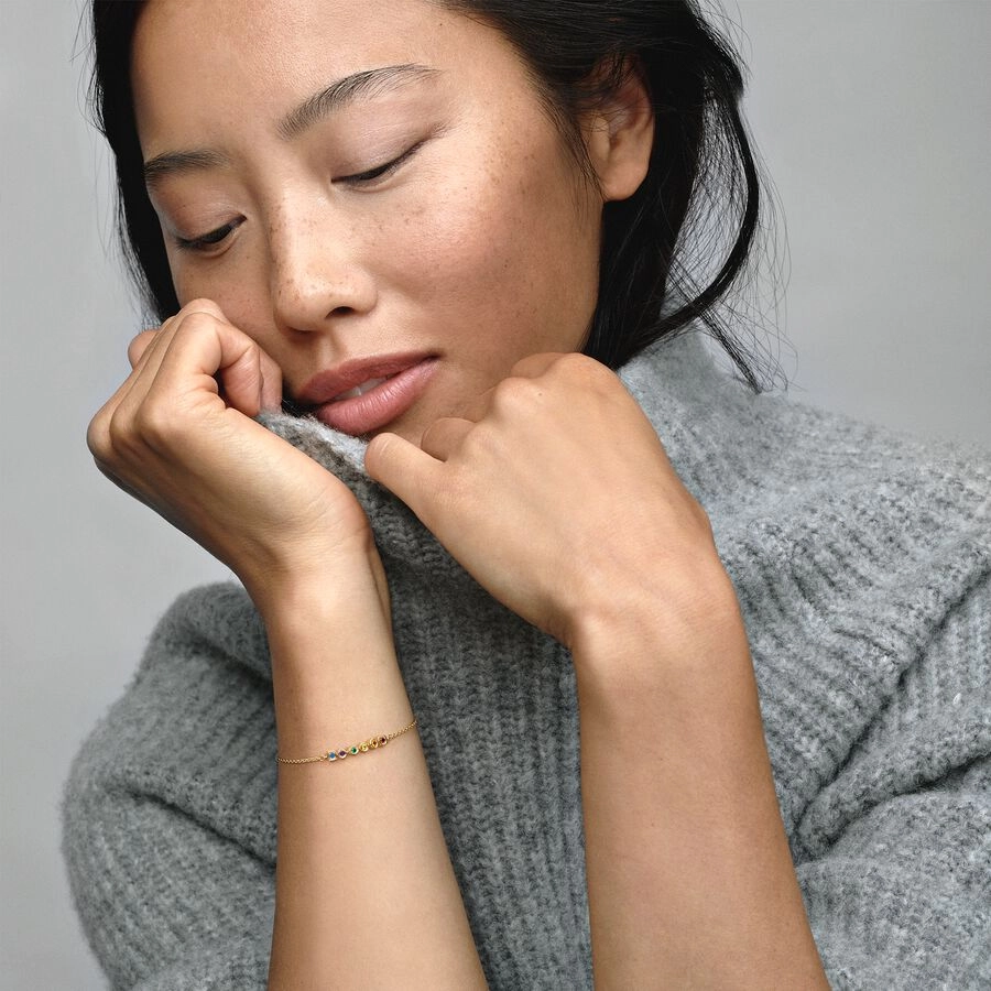 PANDORA Marvel 14K Gold Plated Silver Bracelet/ 562960C01-20