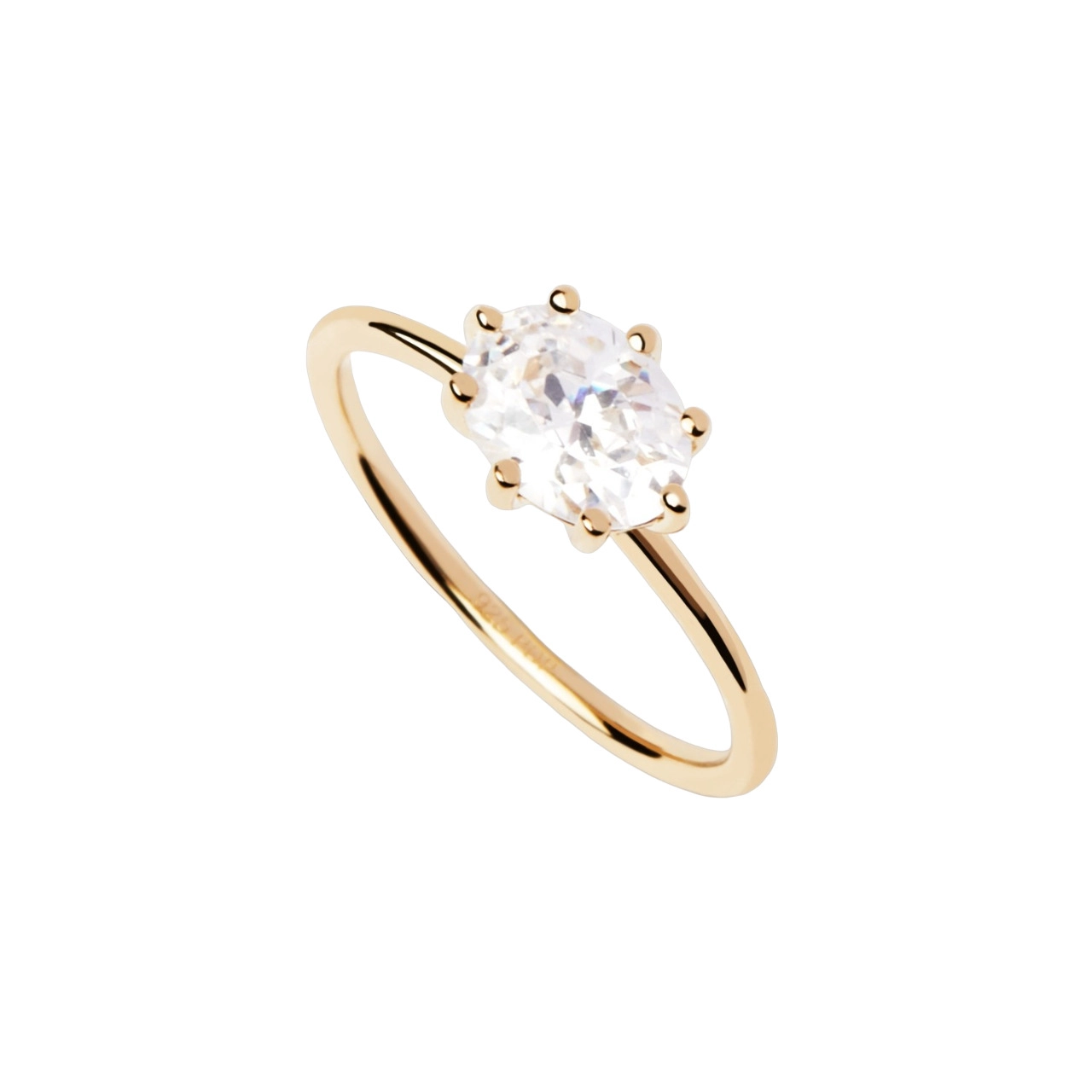 PDPAOLA 18K Gold Plated Silver Ring/ AN01-A12-14