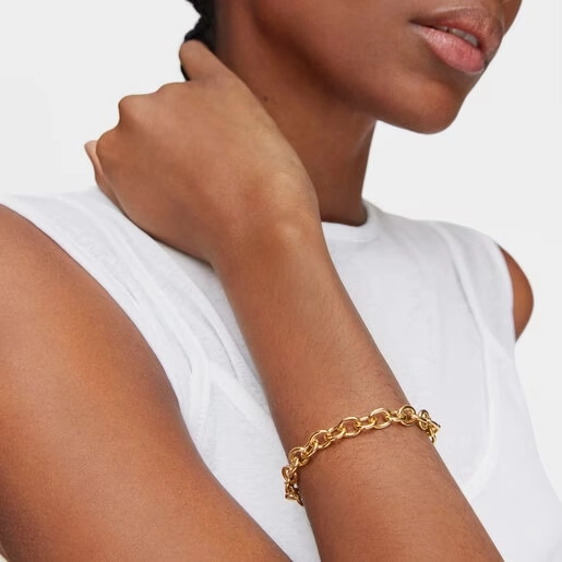 TOUS 18K Gold plated Silver Bracelet/ 1004103900