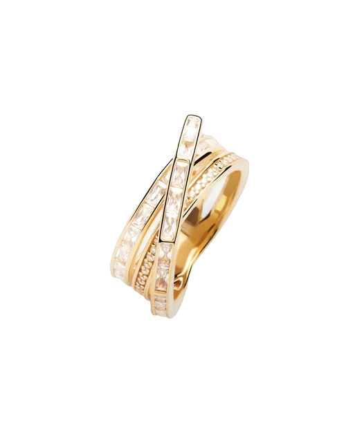 PDPAOLA 18K Gold Plated Silver Ring/ AN01-A09-16