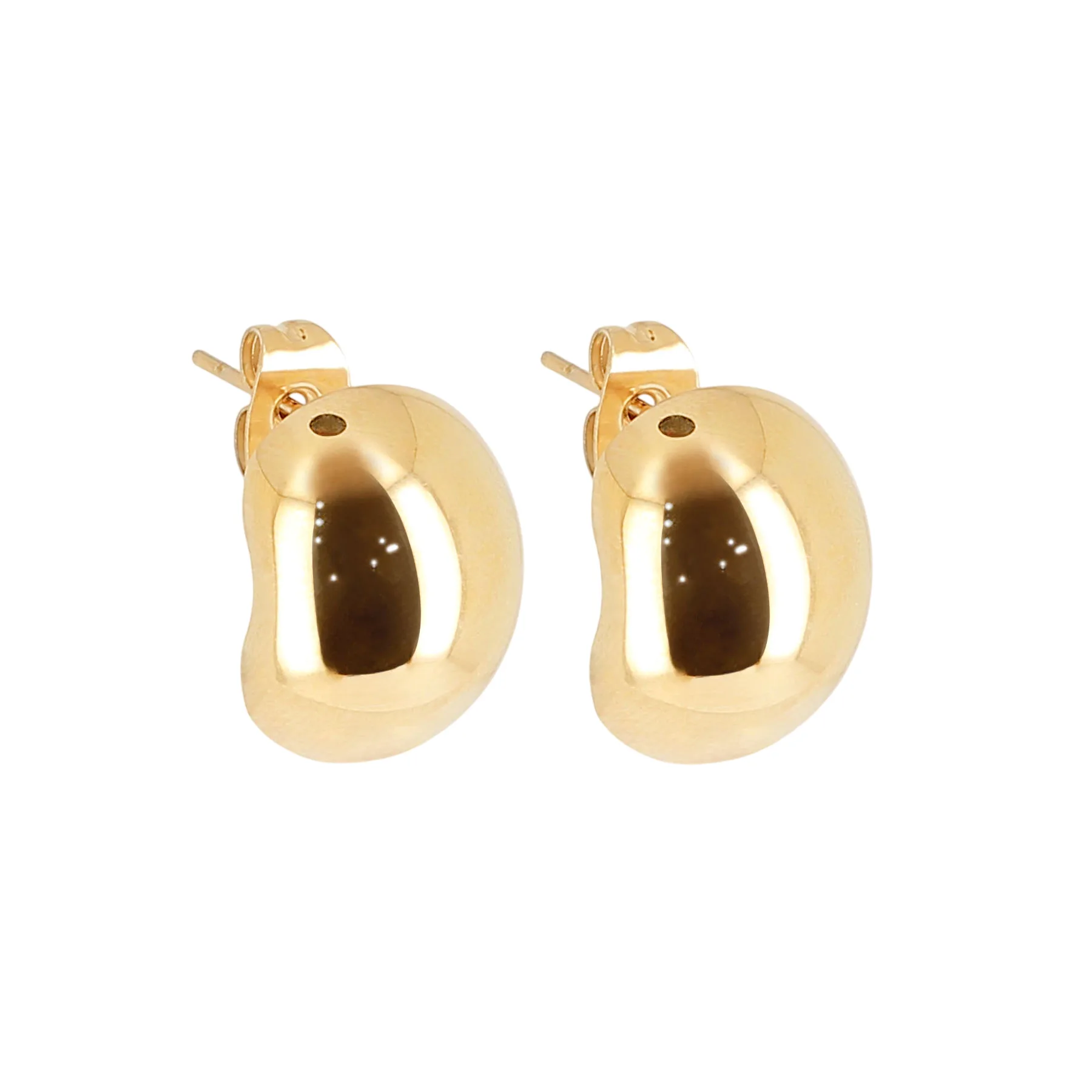 Zag Bijoux 24K Gold Plated Stainless Steel Surgical Earring/ SEC23190-01UNI