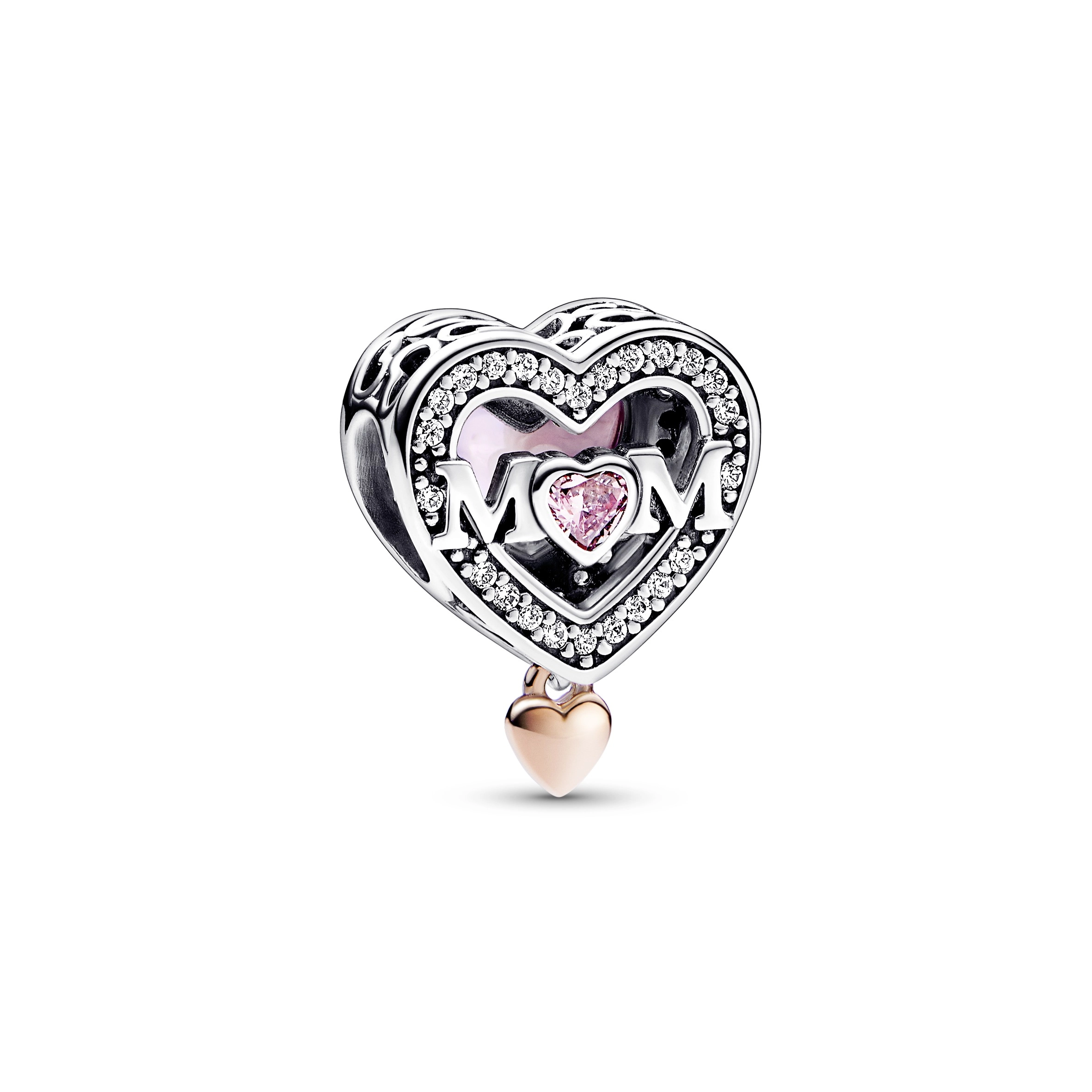 PANDORA Moments 14K Rose Gold Plated Silver Charm/ 782653C01