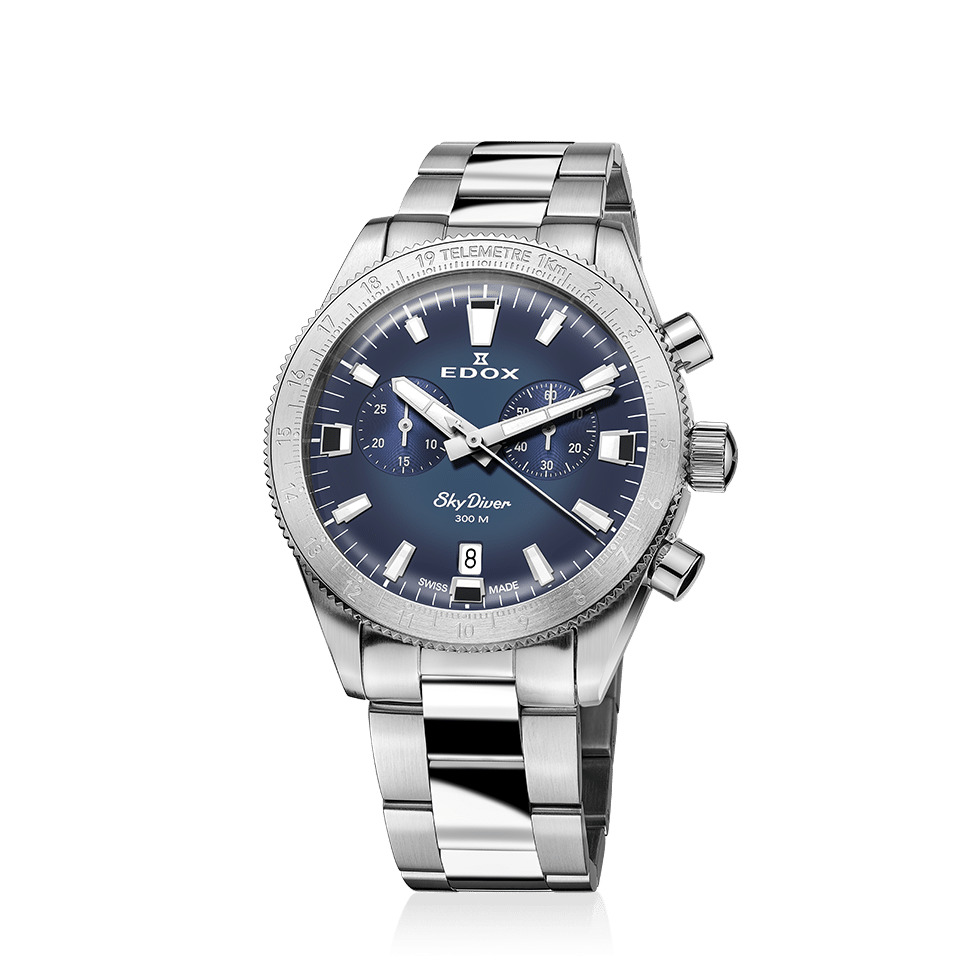 Edox Ladies Wristwatch/ 10116 3 BUIDN Switzerland