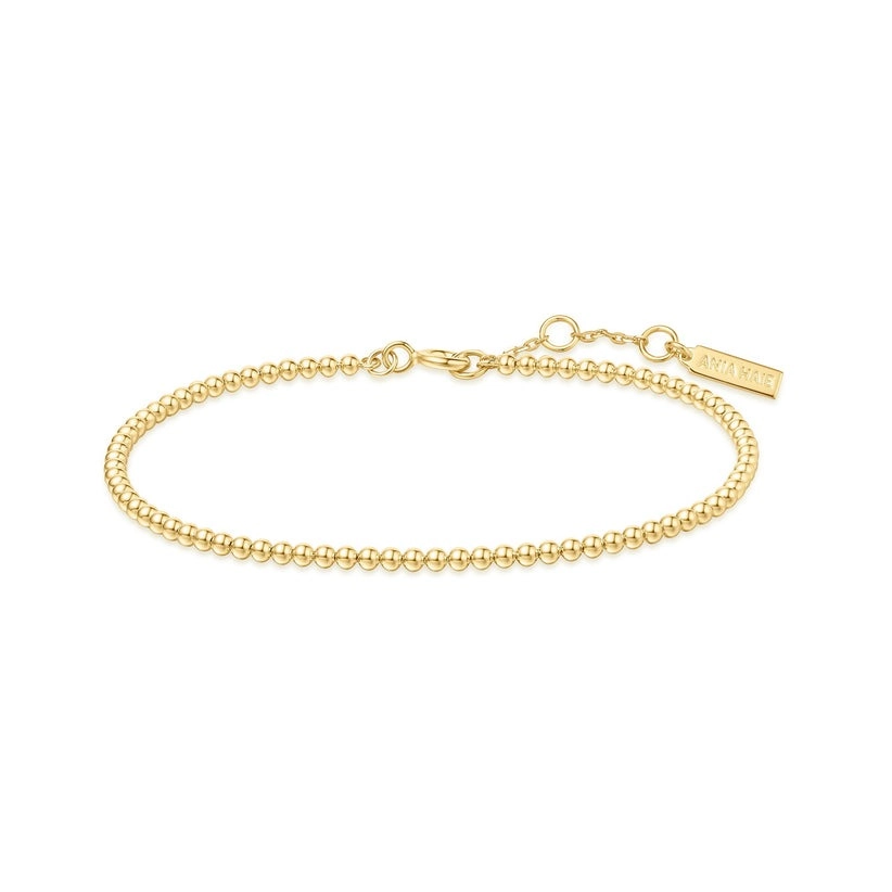 Ania Haie 14K Gold Plated Silver Bracelet/ B063-03G