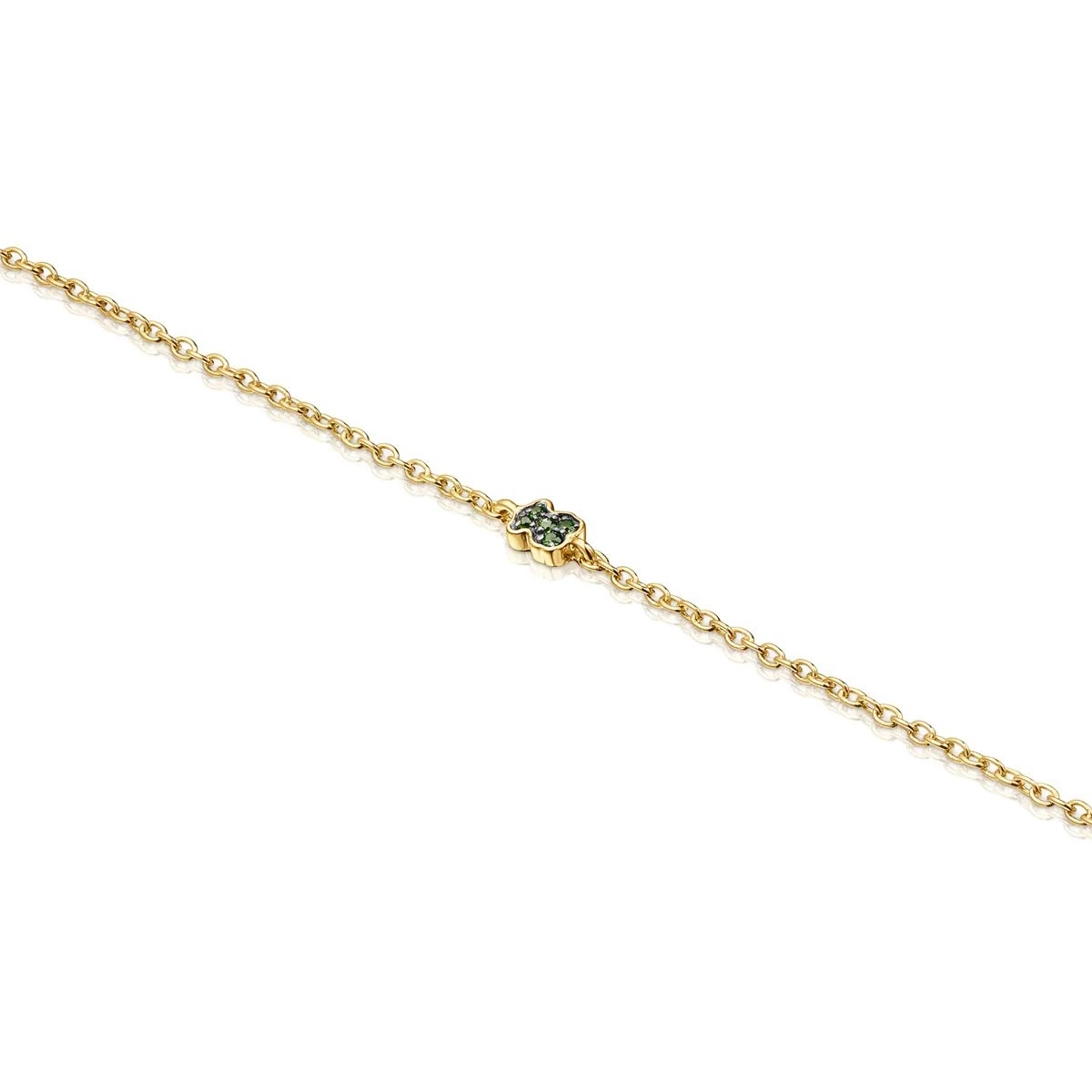 TOUS Серебряный браслет с 18K позолотой/214931580
