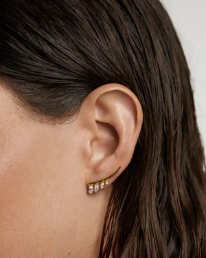 PDPAOLA 18K Gold Plated Silver Earring/ AR01-879-U