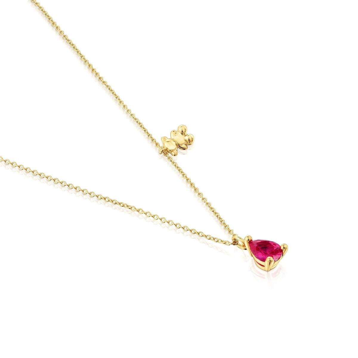 TOUS 18K Gold Plated Silver Necklace/ 1004338600