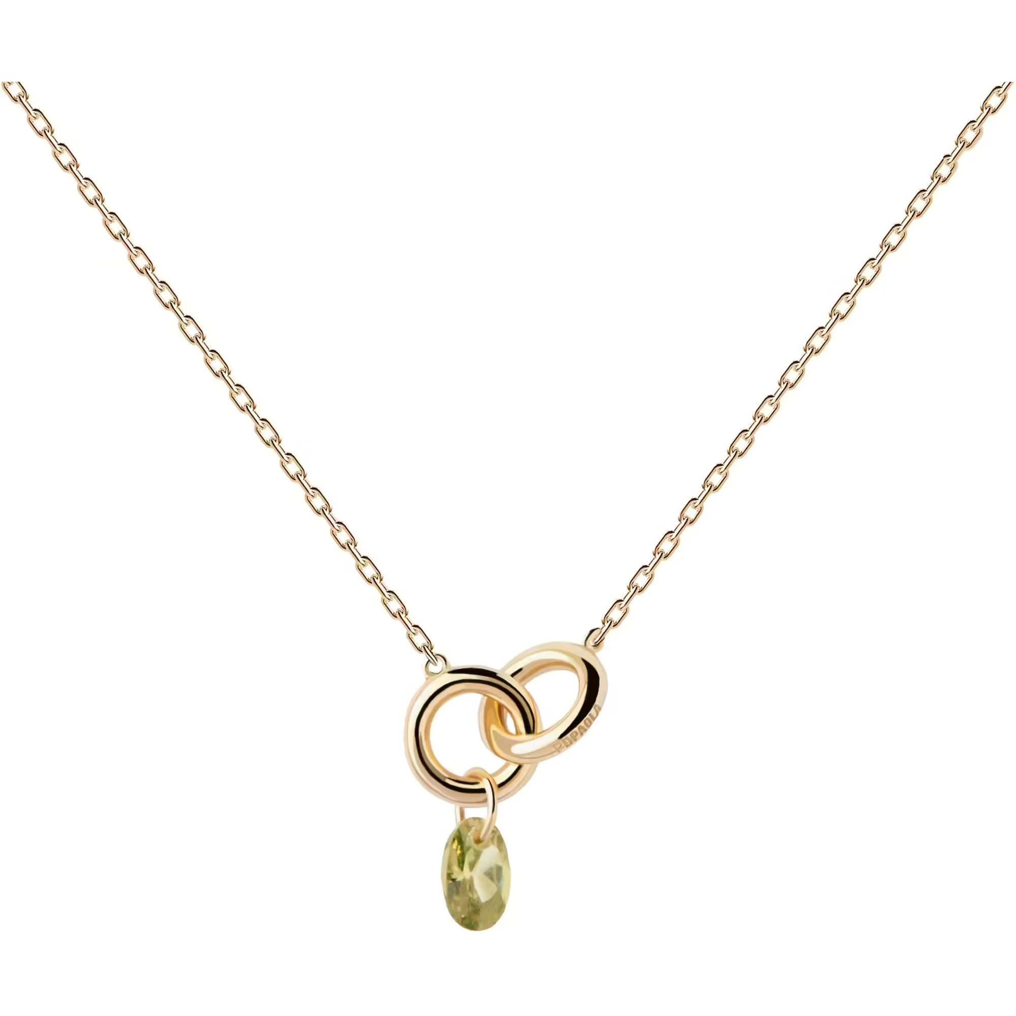 PDPAOLA 18K Gold Plated Silver Necklace/ CO01-845-U