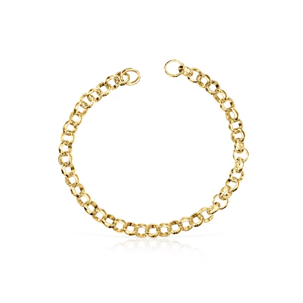TOUS 18K Gold plated Silver Bracelet/ 812341520