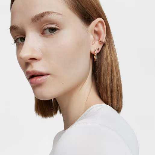 【HYERES LOR】23SS★ Erite23 SV(C) Combi One Touch Earring L Designer fashion, Seoul-fully created | W Concept