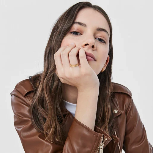 TOUS Արծաթյա Մատանի 18K Ոսկեպատ/211455511